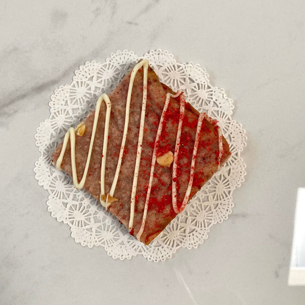 Strawberries and Cream Blondie