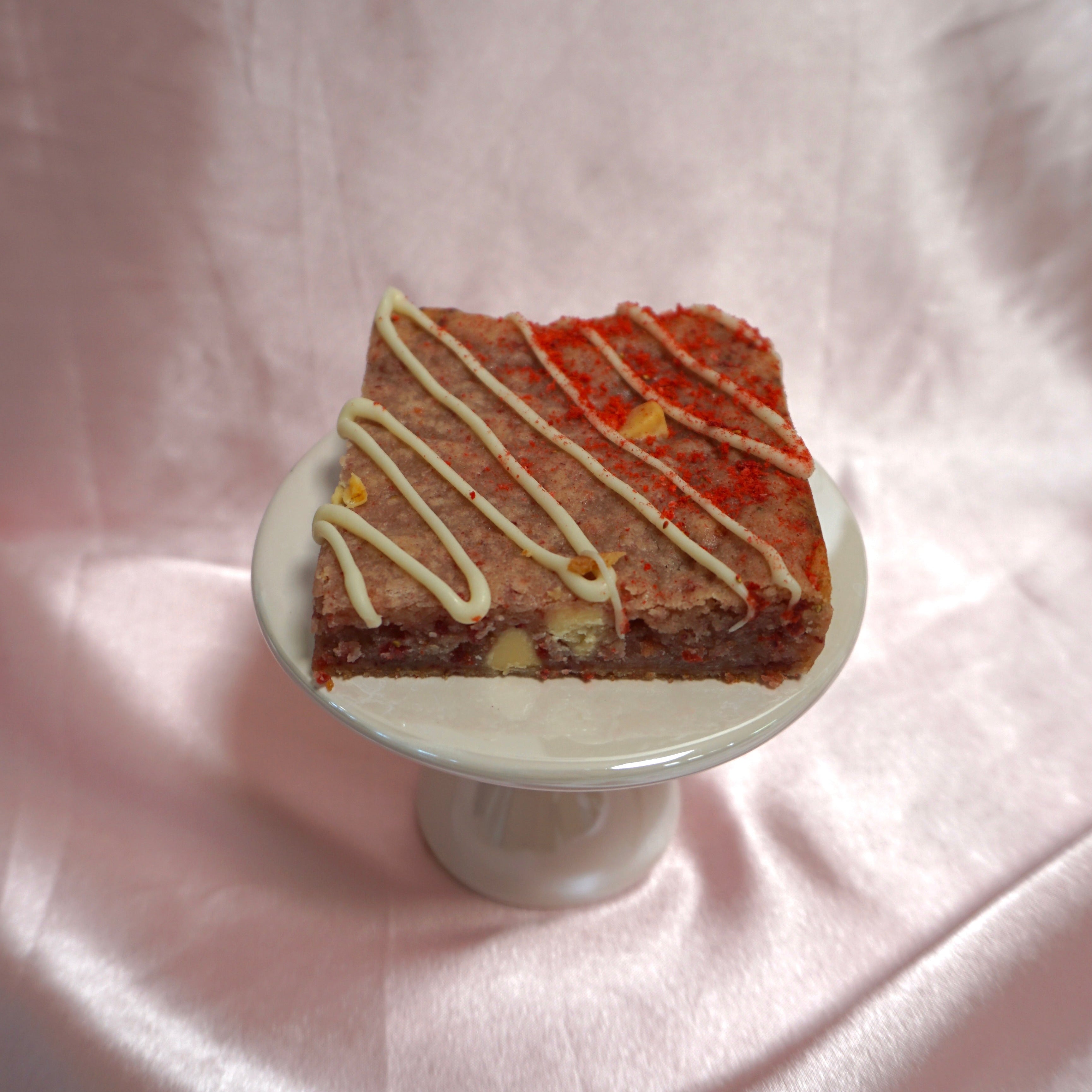 Strawberries and Cream Blondie