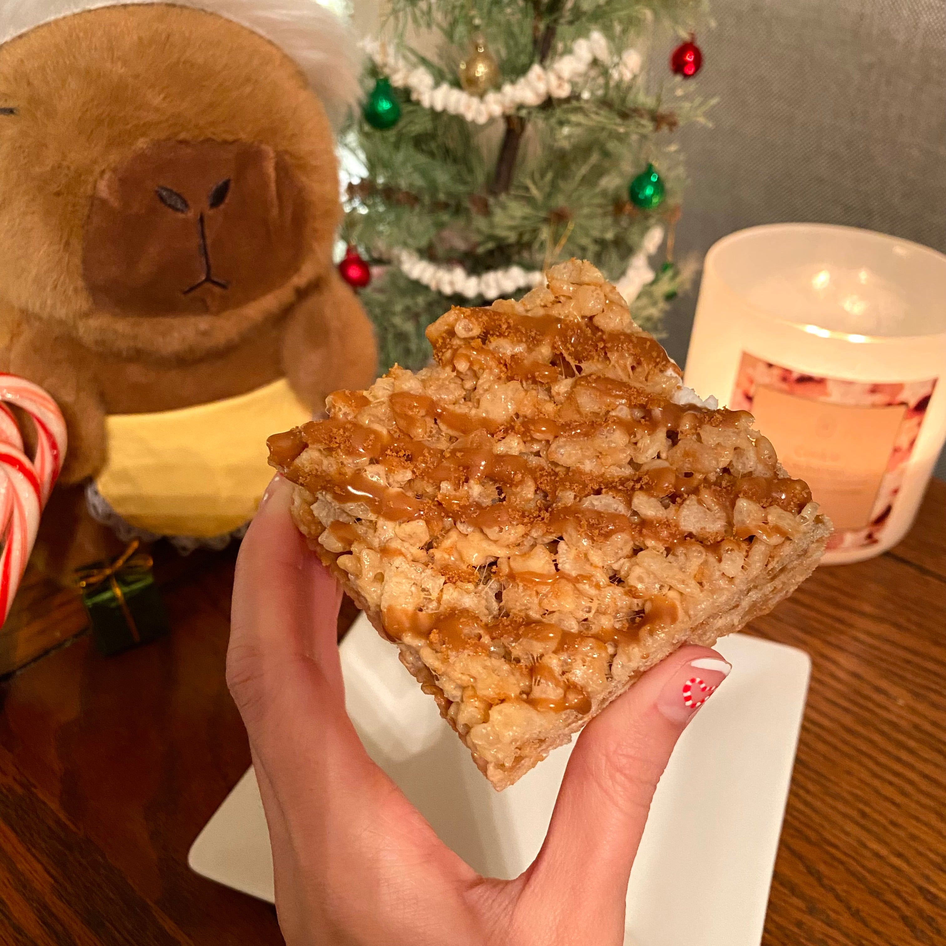 Cookie Butter Rice Krispie Bar