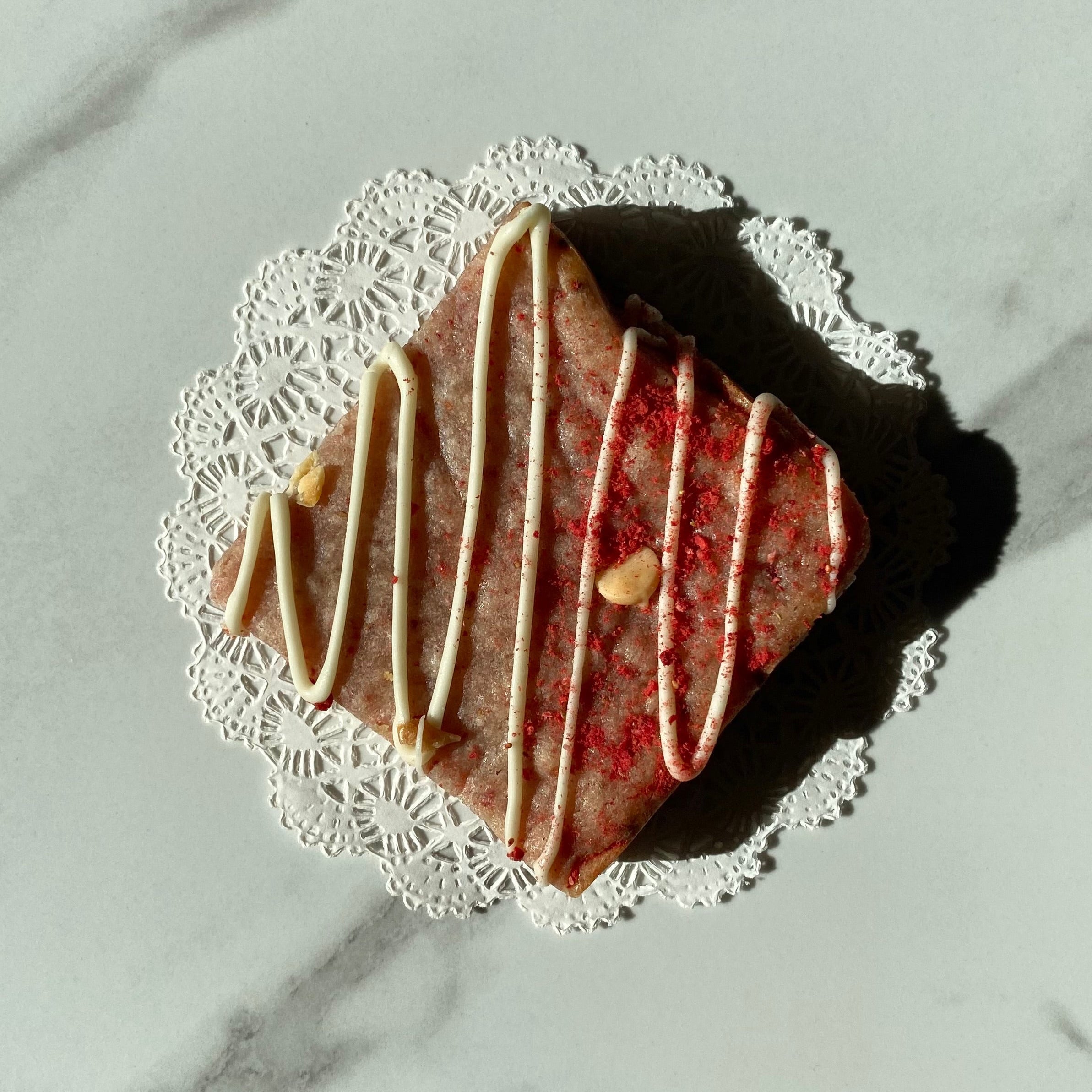 Strawberries and Cream Blondie