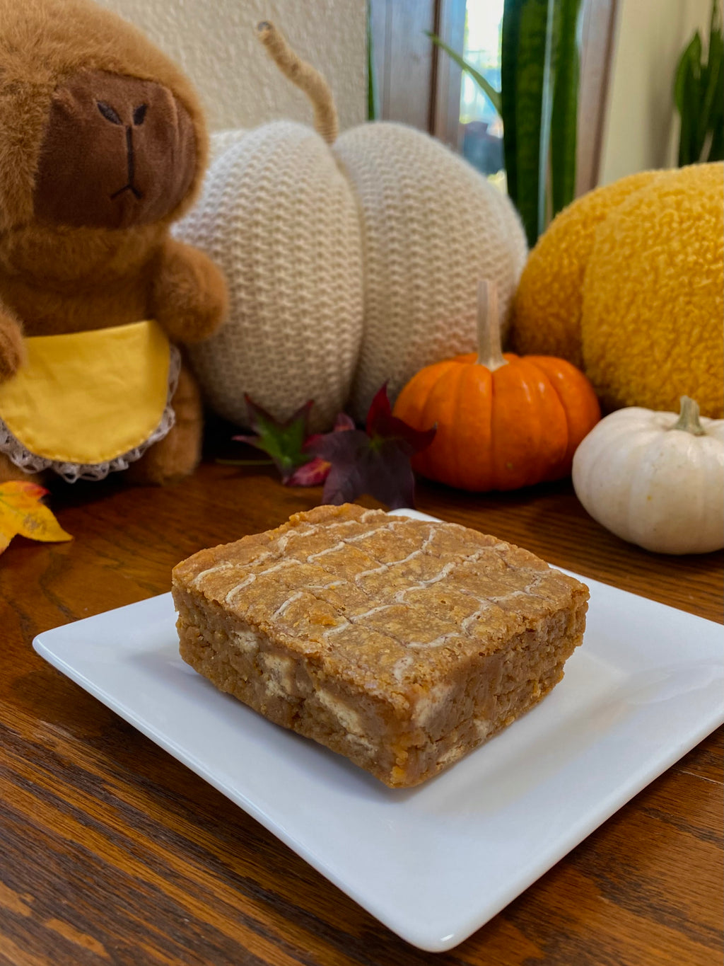 Pumpkin Spice Latte Blondie