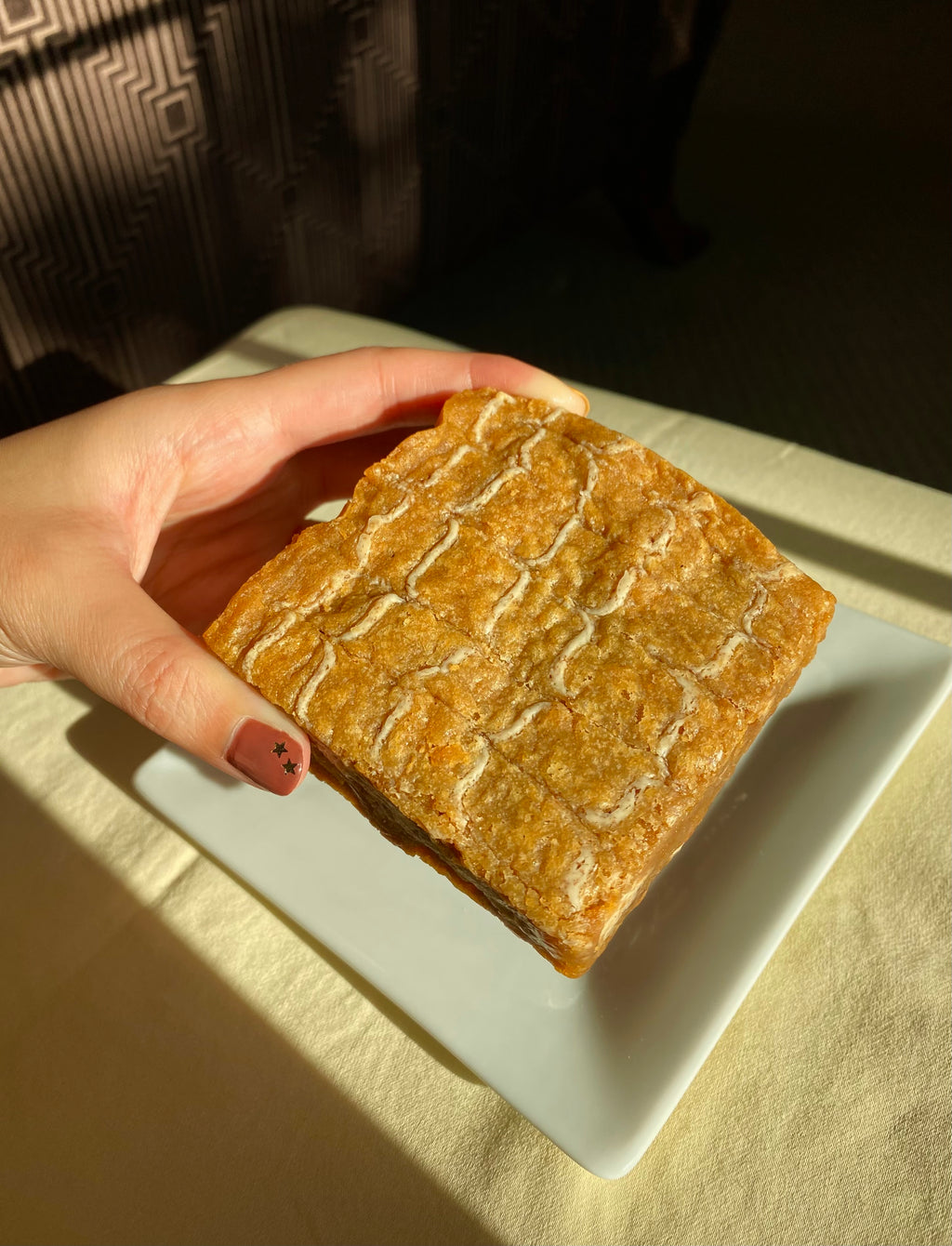 Pumpkin Spice Latte Blondie